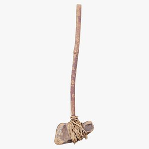 Large Branch Rope Axe Remastered