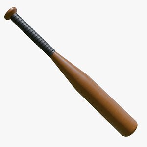 Low Poly And Free STL Models Baseball Bat 3D Models For Download |  TurboSquid